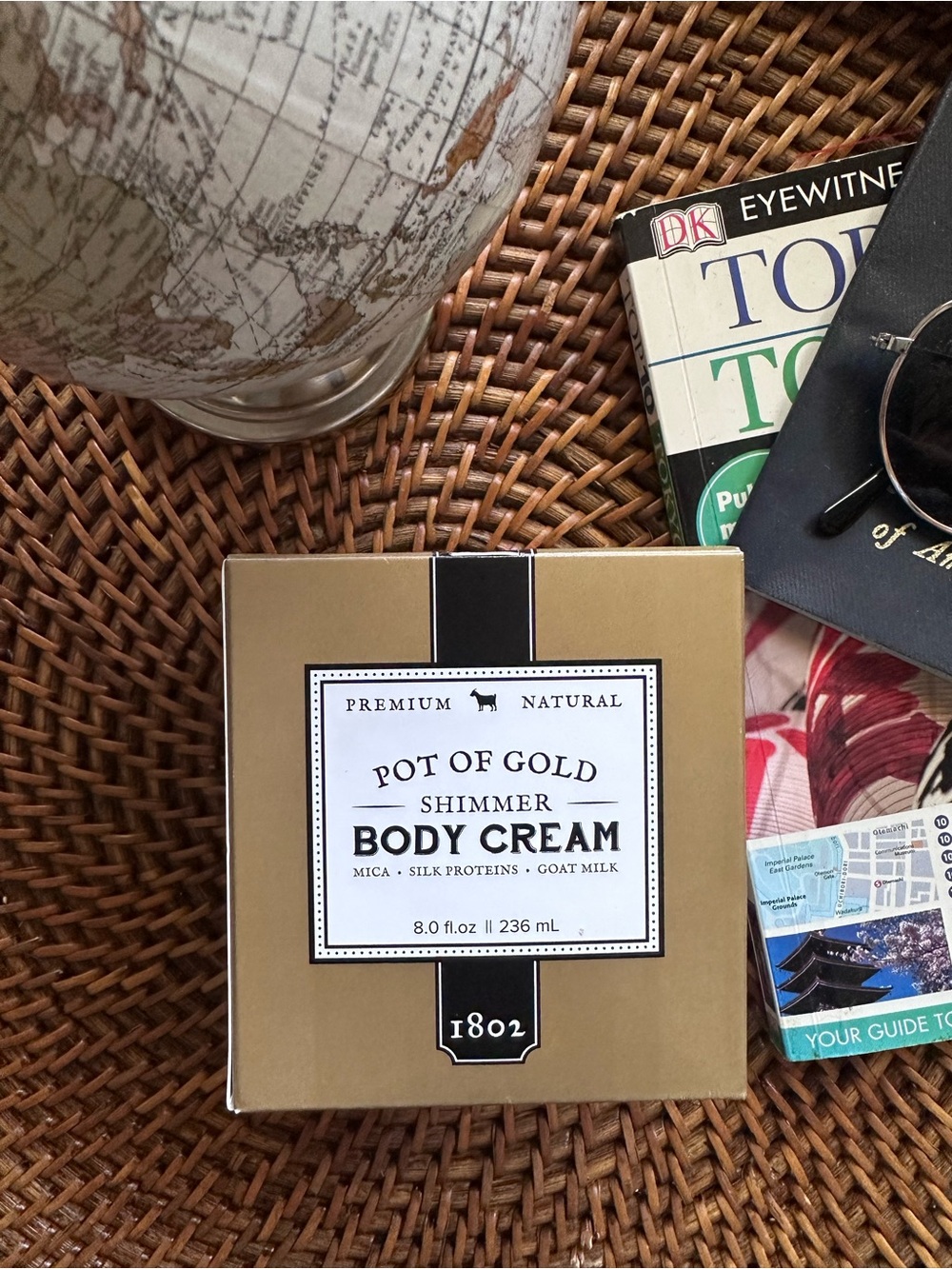 Pot of Gold Shimmer Body Cream - 8.0 fl oz - Gold Packaging New in Box Sealed